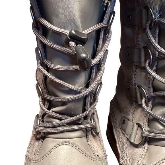 SOREL JOAN OF ARC Women's Size 7 Waterproof Snow Rain Boots Quarry - Picture 8 of 12